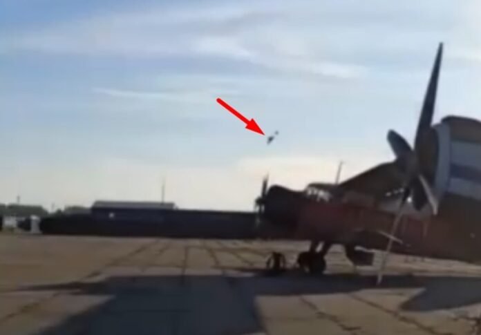 ukraine drone striking russian airbase