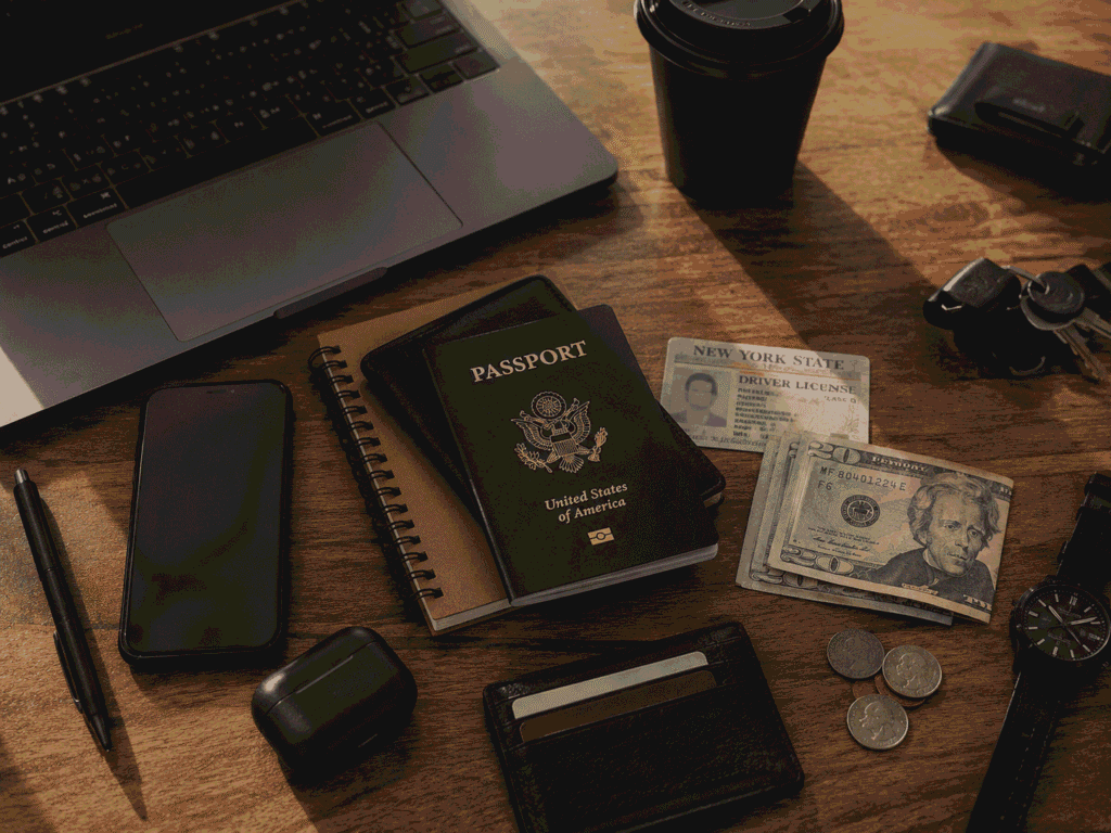 basic essentials of travelling for CIA