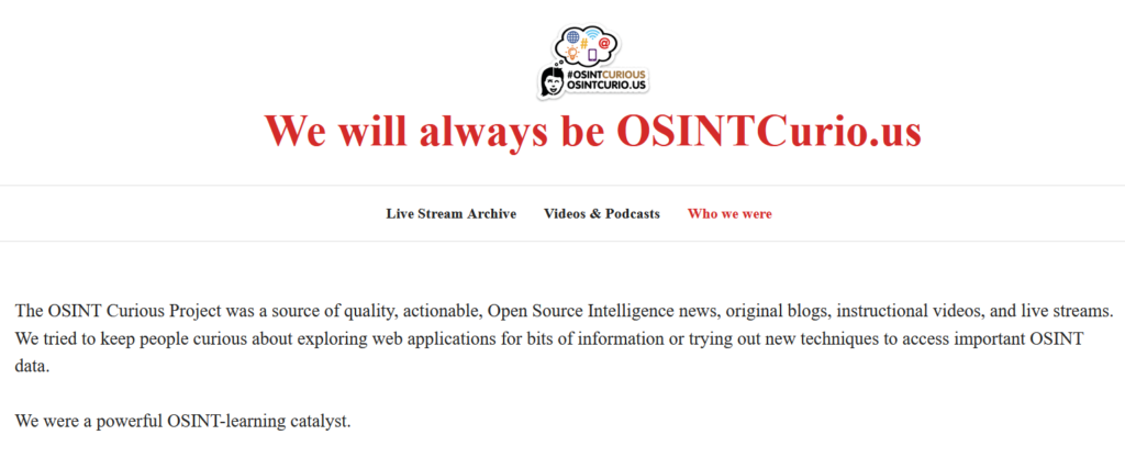 OSINT Curious Project