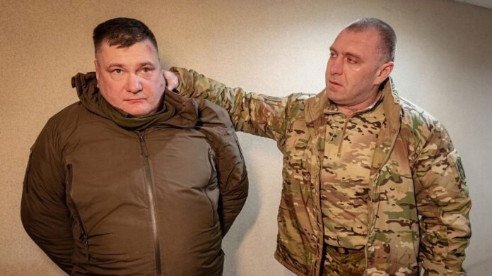SBU director Vasyl Malyuk with arrests fsb agent