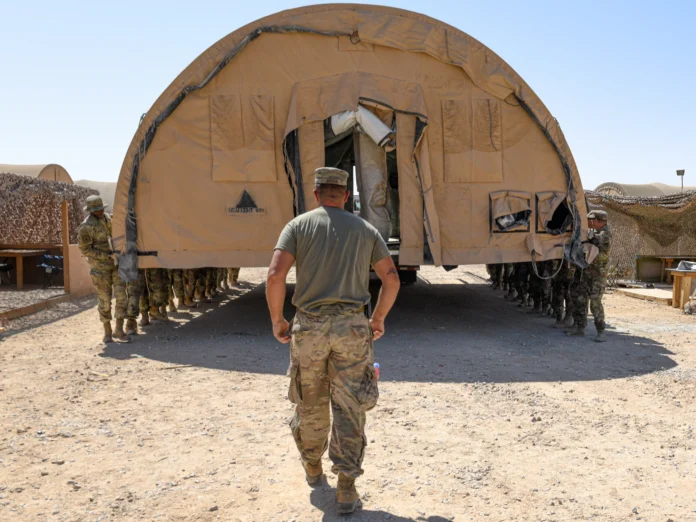 US soldier at US airbase in Saudi Arabia